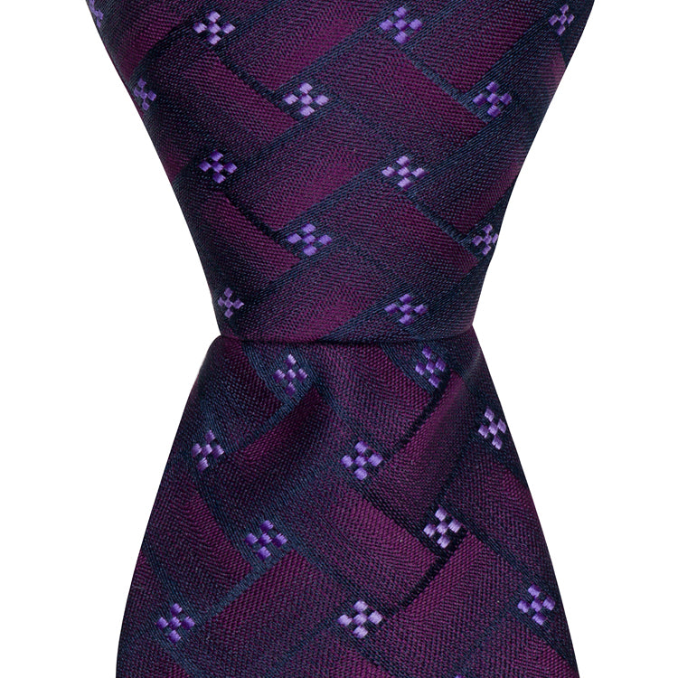 L1 - Purple Cross Weave - Standard Width