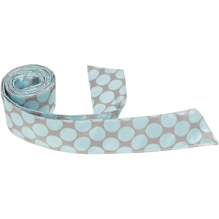 CL3 HT - Blue Polka Dot - Matching Hair Tie