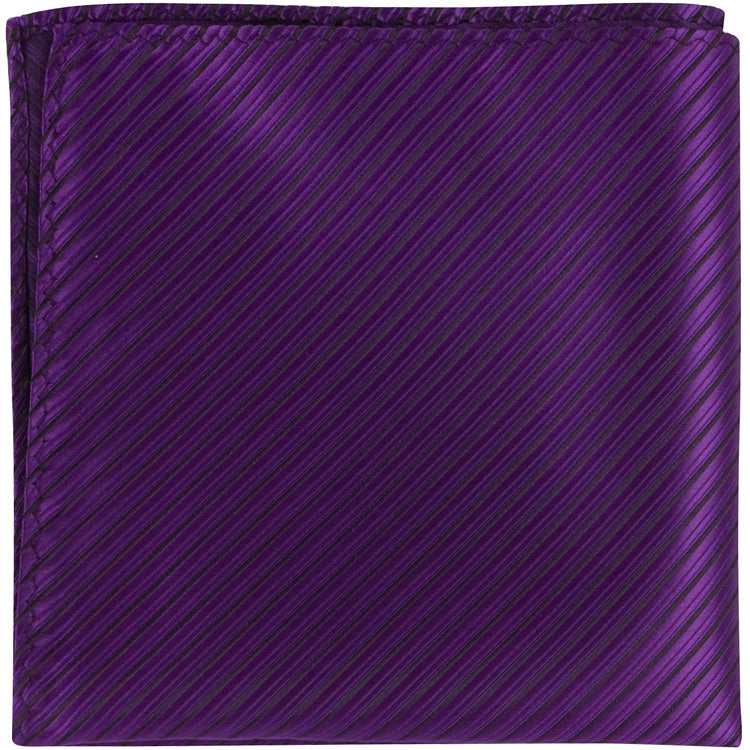 CL21 PS - Purple Pinstripe - Matching Pocket Square