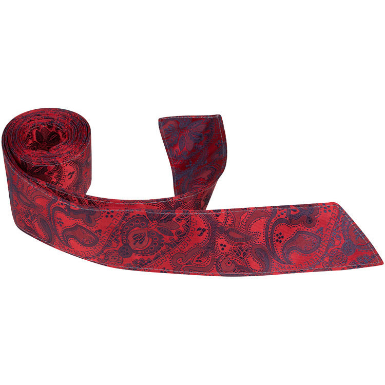 CL84 HT - Red/Blue Paisley - Matching Hair Tie
