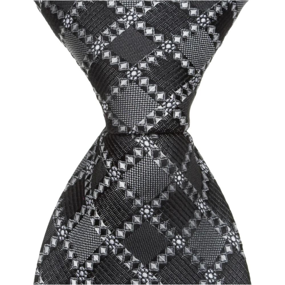 S6 - Slate Multi Square Neck Tie - Standard Width