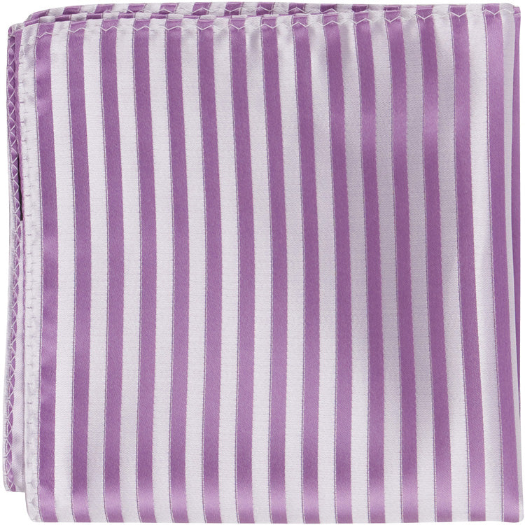 L4 PS - Lilac Stripe - Matching Pocket Square