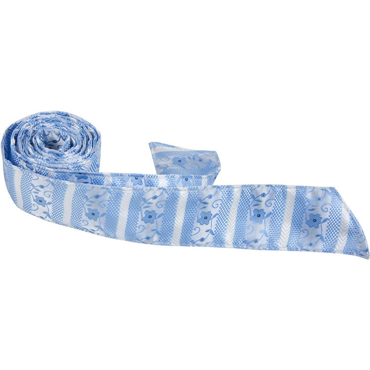 CL90 HT - Blue with Flowers - Hair Tie