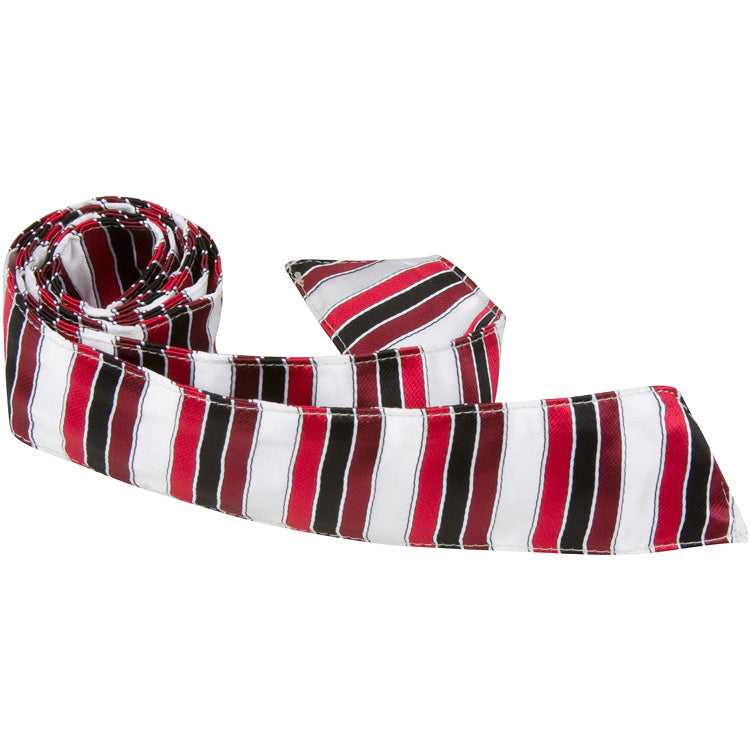 R2 HT - Red Multi Stripe - Matching Hair Tie