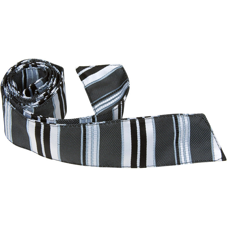 CL23 HT - Black Multi Stripe - Matching Hair Tie
