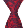 CL84 - Red/Blue Paisley - Standard Width
