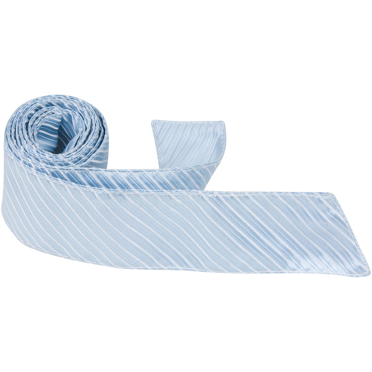 B1 HT - Pale Blue Pinstripe - Matching Hair Tie