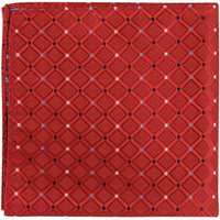 R5 - Red Square with Diamond Accent - Varied Widths