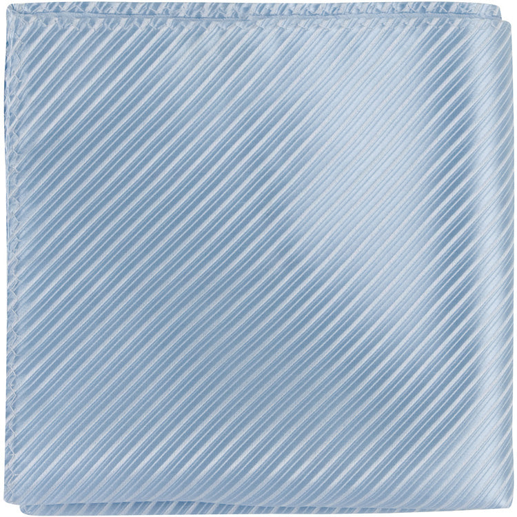 B1 PS - Pale Blue Pinstripe - Matching Pocket Square