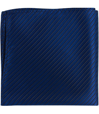 B2 PS - Imperial Blue Pinstripe - Matching Pocket Square
