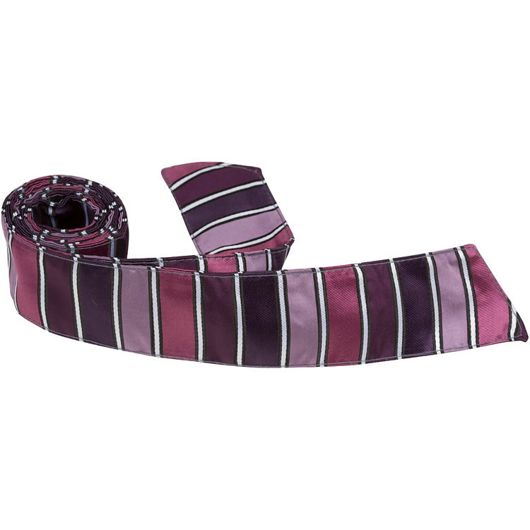 CL26 HT - Multi Purple w/White Pinstripe - Matching Hair Tie