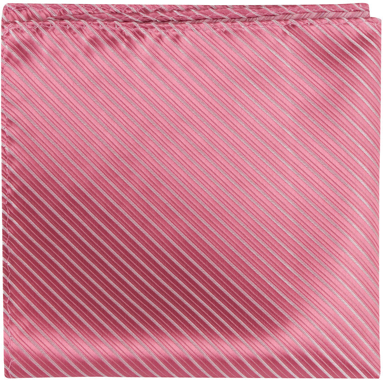 CL37 PS - Dusty Rose Pinstripe - Matching Pocket Square - Limited Supply