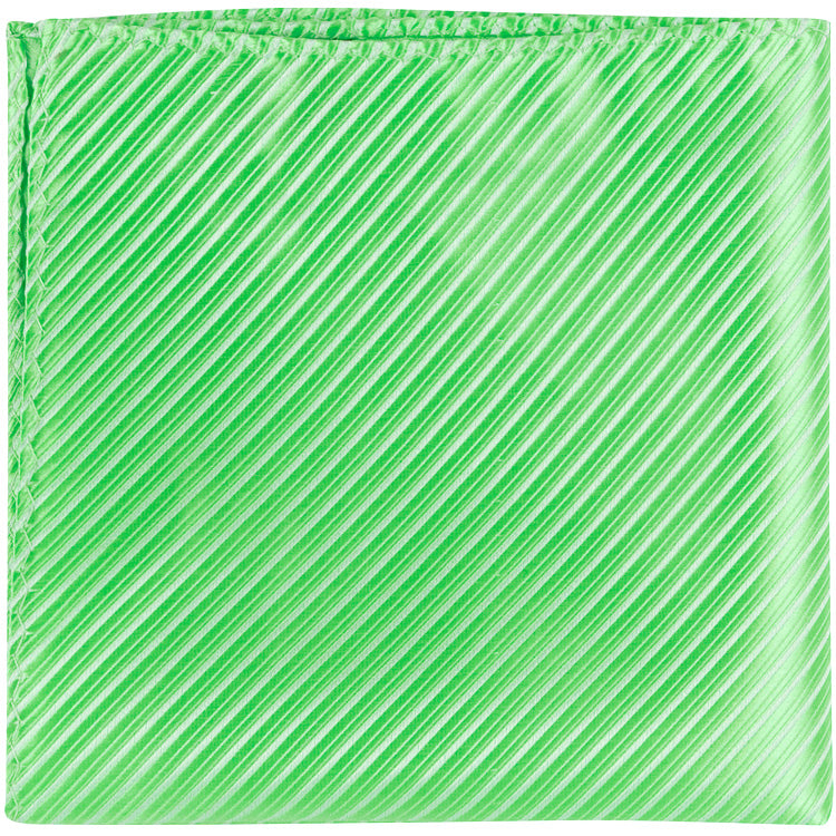 G6 PS - Mint Green Pinstripe - Matching Pocket Square