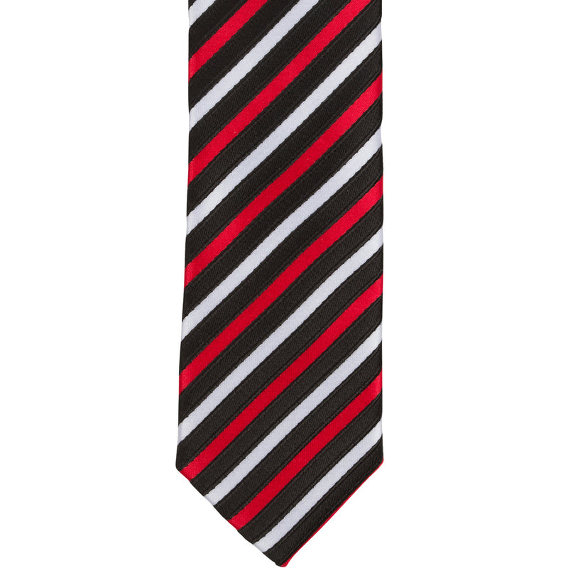 XK15 - Black/Red/White Stripe - Varied Widths
