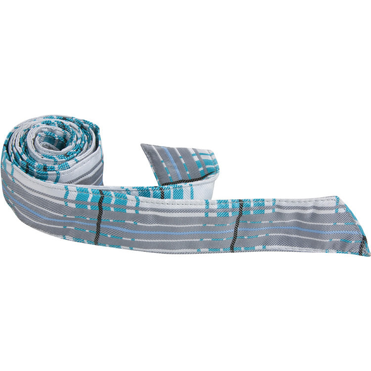 XB3 HT - Blue/White/Gray Plaid - Matching Hair Tie