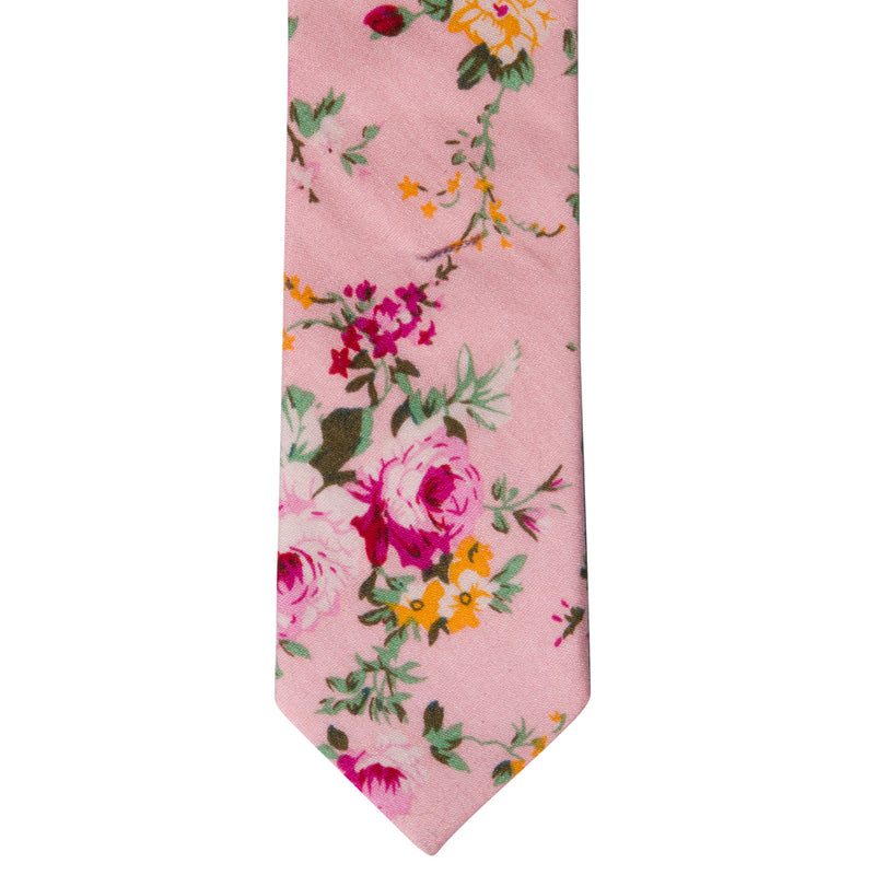 P4 - Pink Floral Cotton - Standard Width
