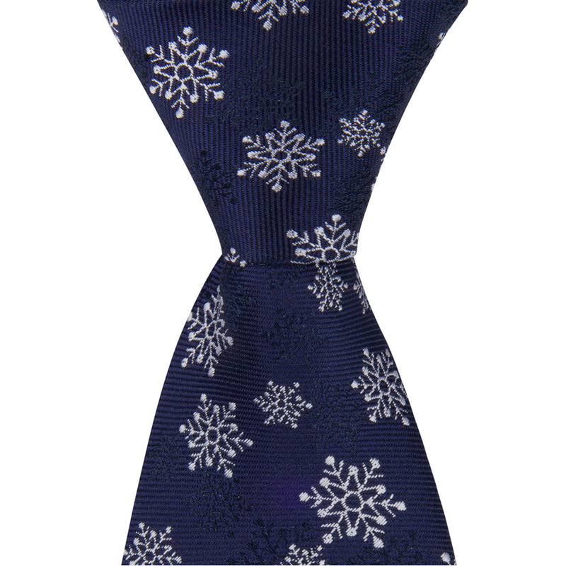 CB37 - Navy with Snowflakes