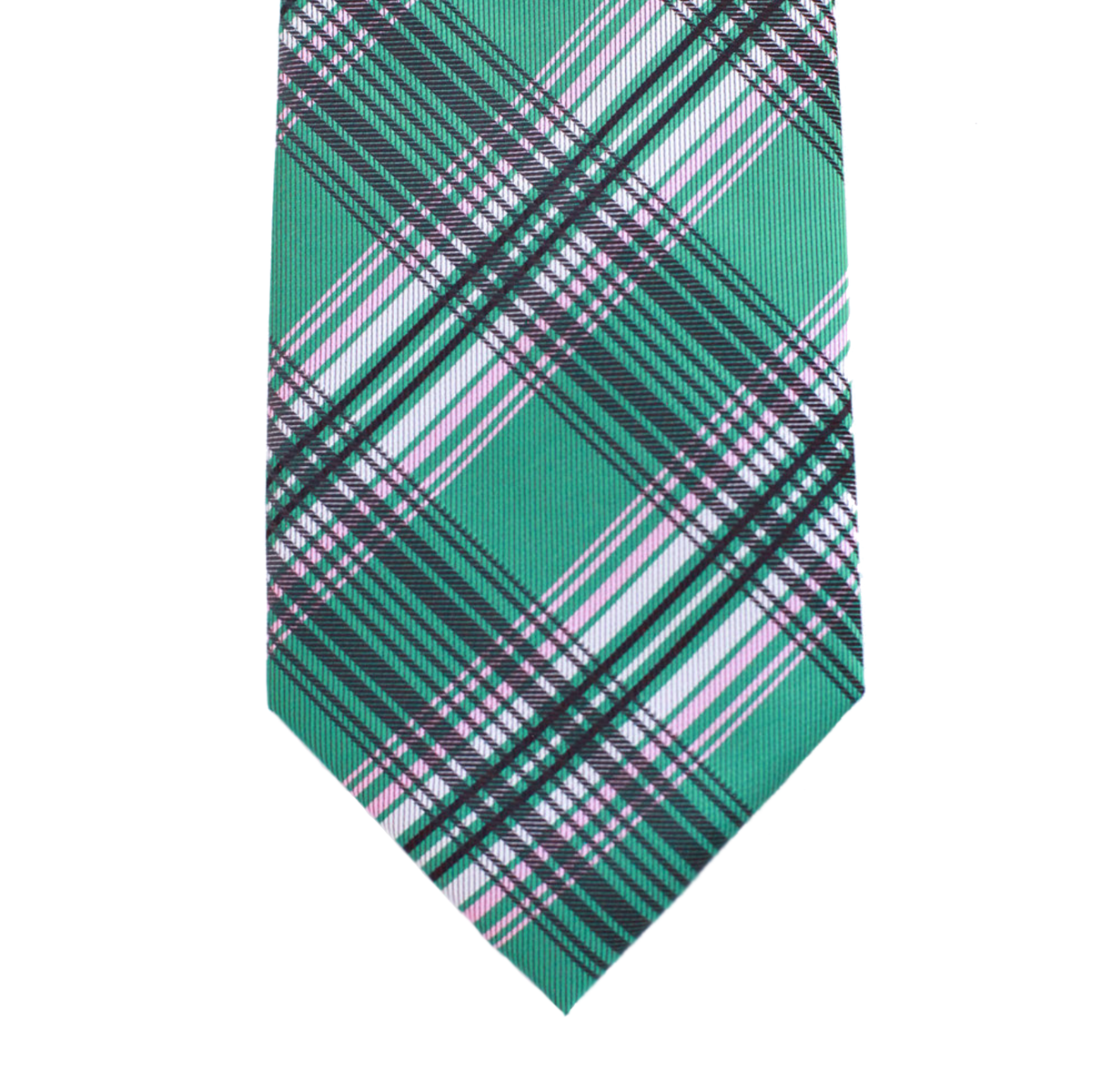 WF8 - Green with Pink Plaid Adult - Standard Width