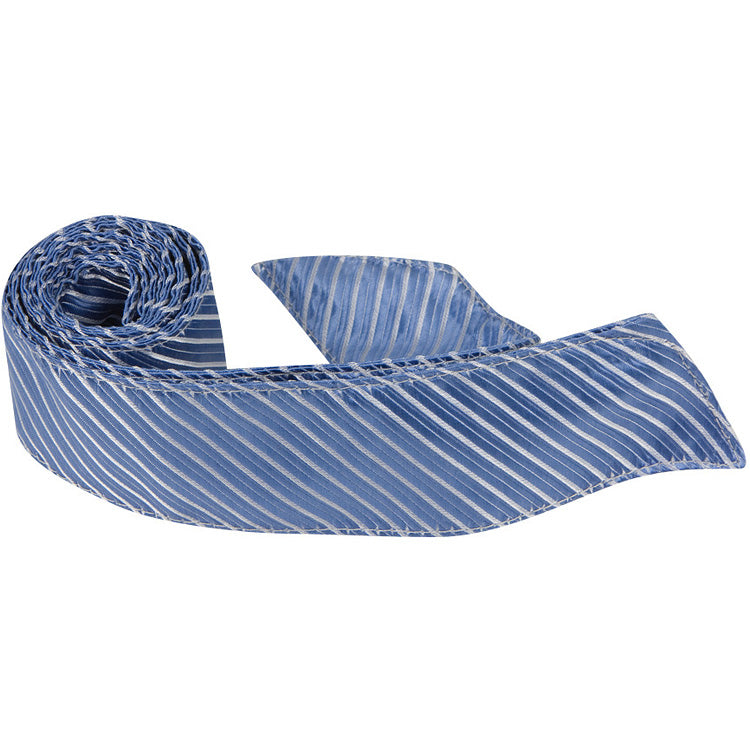 B17 HT - Cornflower Blue Pinstripe - Matching Hair Tie