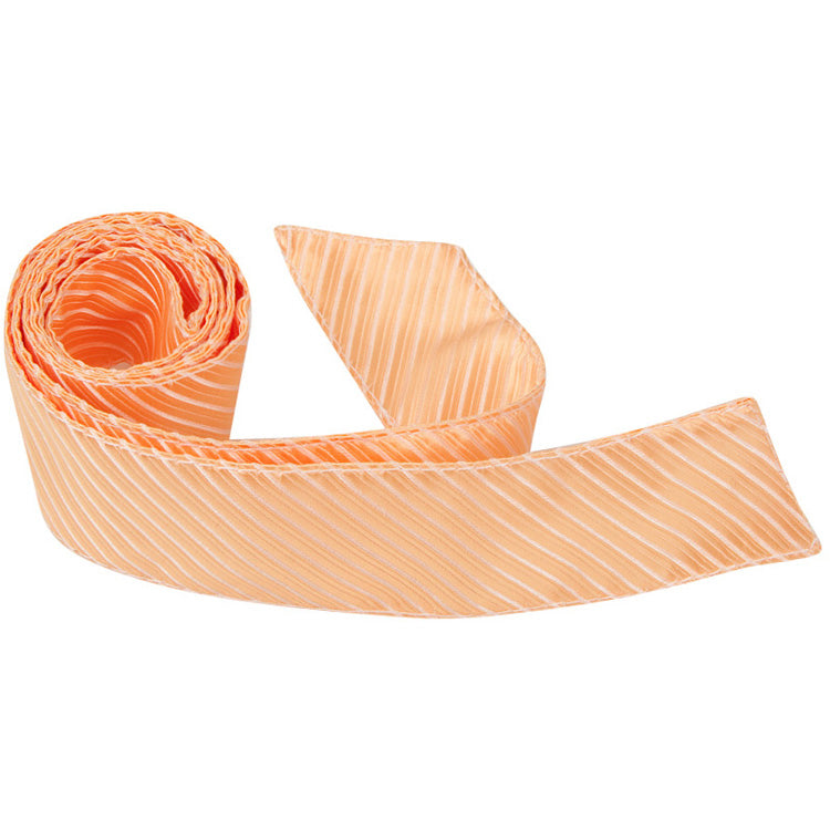 O1 HT - Pale Orange Pinstripe - Matching Hair Tie