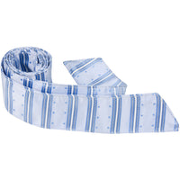 CL14 - Blue Multi Stripe with Squares - Standard Width