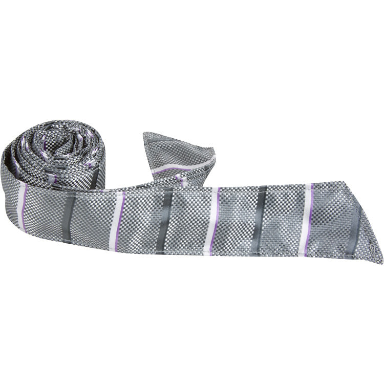 CL2 HT - Gray Multi Stripe - Matching Hair Tie