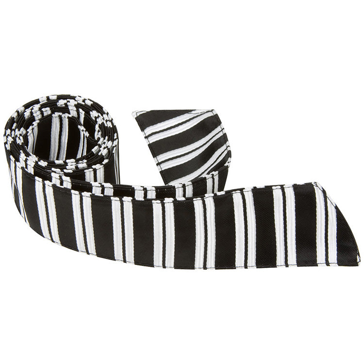 K3 HT - Black and White Stripe - Matching Hair Tie