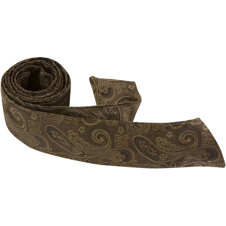 CL22 HT - Brown Paisley - Matching Hair Tie