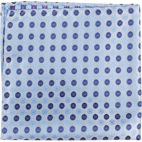 XB21 PS - Multi Blue Polka Dot - Matching Pocket Square